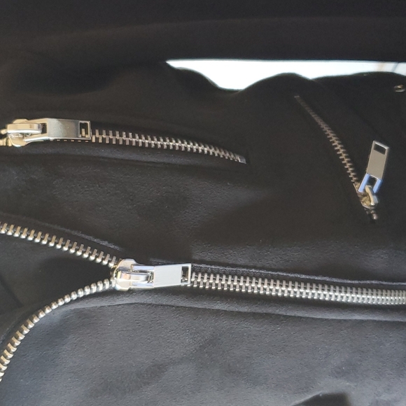 Zara Basic Outer ware faux suede jacket NWOT - Picture 7 of 13